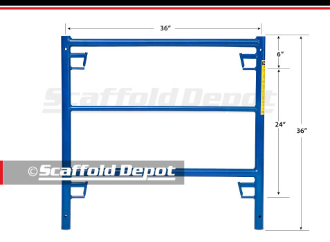 Scaffold Depot Series Box Frame measuring thirty-six inches by thirty-six inches