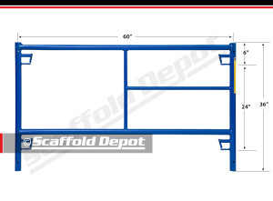 SD series box frame 36 inches high by 60 inches wide