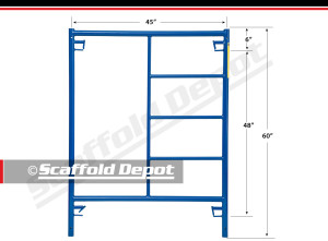 SD series box frame 60 inches high by 45 inches wide