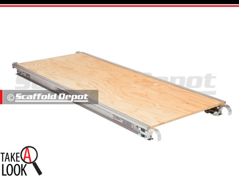 Scaffold Depot's 5 foot long by 24 inches wide aluminum plwyood deck