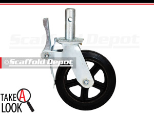 8 inch caster with brake