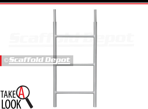 Scaffold Depot's 3 foot steel access ladder