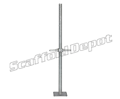 Scaffold Depot's 36 inch screwjack with a 5.5 inch by 5.5 inch base plate