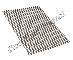 A section of heavy-duty mesh grate.