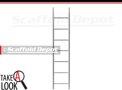Scaffold Depot's 10 foot steel ladder