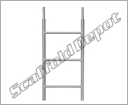 A 3 ft steel ladder