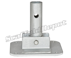 A swivel base plate with a 5.5 inch by 5.5 inch base