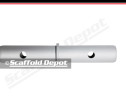 A coupling pin with a one-eight inch collar.