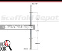 A scaffold depot standard.